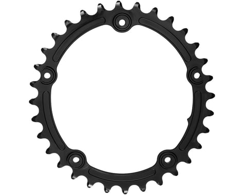 Absolute Black Premium Oval Chainrings (Black) (2 x 10/11 Speed) (110mm BCD) (Inner) (32T)